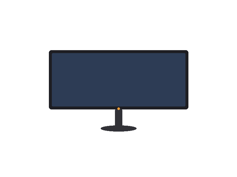 Ultrawide curved monitor